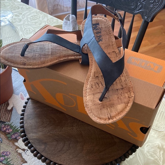 Korks Skylar Blue Denim Thong Sandals 
Size 7 - Picture 2 of 12